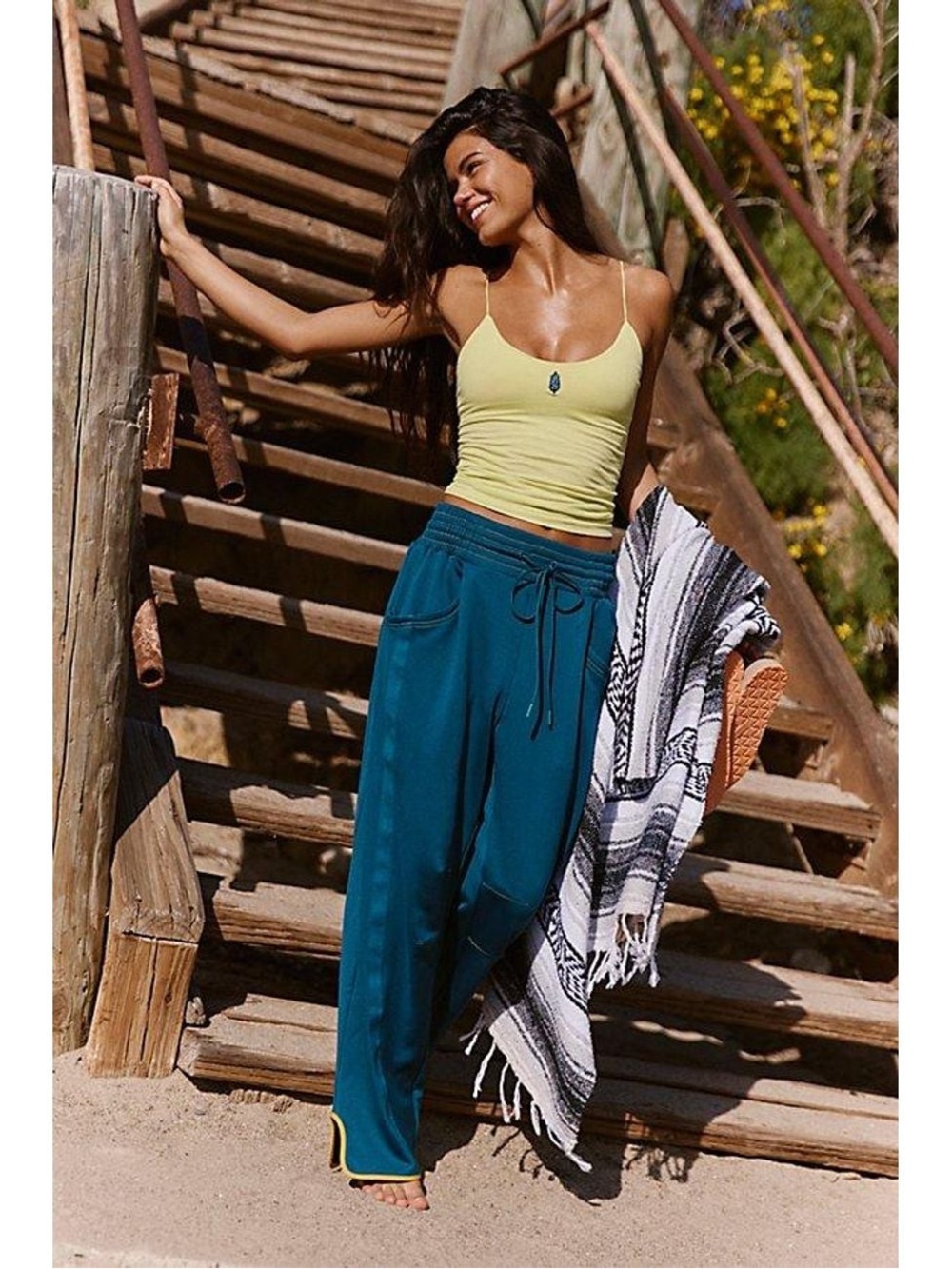 Free People Champ Is Here Knit Pants Size Medium